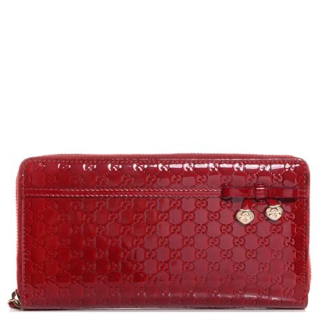 gucci red bow wallet|Gucci microguccissima wallet.